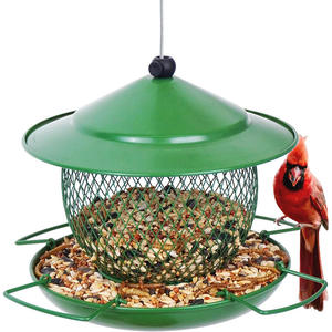 Fujian gemaakte tuinbalkon Amerikaanse landelijke vintage smeedijzeren vogelvoeder met nest voor ophanging in villa binnenplaats - Product Image 5