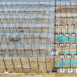 Nueva Estructura de Membrana Tensada de Acero para Techo de Estadio, Diseño 2026, Duradera, de PTFE/PVDF, para Cocheras y Carpas de Estacionamiento - Product Image 4