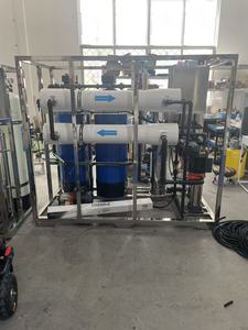 Equipo de Purificación de Agua por Ósmosis Inversa de 2000 Lph, Planta de 2 M3/h con Estructura de Acero Inoxidable SS304, Control Automático PLC BT-4000LPH - Product Image 5