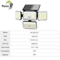 Fournisseur de la Chine extérieur étanche ABS mural solaire 250PCS Led applique murale