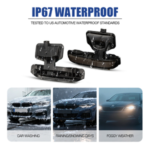 Luz de Señal de Giro <span class=keywords><strong>LED</strong></span> Dinámica con Lente Ahumada para Land Rover Defender 2019+, Intermitente Secuencial, Marcador Lateral - Product Image 4