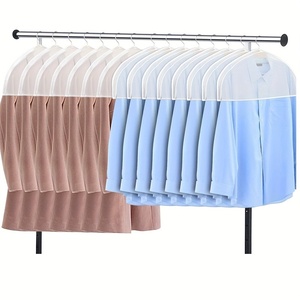 <span class=keywords><strong>Housse</strong></span> <span class=keywords><strong>de</strong></span> vêtement transparente en PEVA anti-poussière et anti-humidité avec fermetures éclair, <span class=keywords><strong>pour</strong></span> penderie, <span class=keywords><strong>pour</strong></span> manteau, costume mi-long, ou protège-épaules - Product Image 5