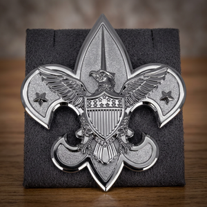 Emblème Métallique de Voiture Hanwell Scouting America Luxury Elektroplate, Logo Sportif, 2,85x3,1 Pouces, Autocollants en Mousse Adhésive Résistante à la Peinture - Product Image 2
