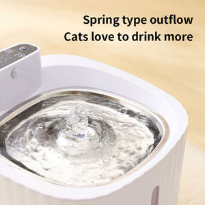 Bebedero <span class=keywords><strong>Inteligente</strong></span> para Mascotas, Perros y Gatos, Dispensador de Agua Automático de Acero Inoxidable, con Batería - Product Image 4