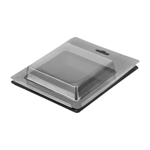 Envase blíster transparente de PVC rectangular, termosellable y reciclable para el embalaje de bienes de consumo - Product Image 1