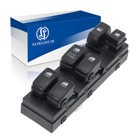 Interruptor Maestro de Elevalunas Eléctrico Delantero Izquierdo Sorghum 93570-2E000, Interruptor de Elevador de Ventanas de 14 Pines para Hyundai Tucson 2005-2010