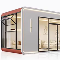 Maison conteneur mobile pliable, isolée, extensible, moderne et de luxe, préfabriquée, avec cuisine, salon, chambre et bureau à domicile
