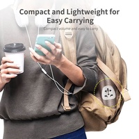 Adaptateur de voyage multi-prises avec prise Euro 2 broches, 1 prise 110V-250V