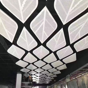 2.5mm Powder Coating Subway Aluminum Wall Panels Aesthetic <strong>Perforated</strong> Aluminum Panels for Train Station - Product Image 1