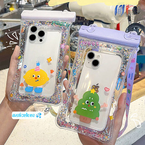 เคสโทรศัพท์กันน้ำลายการ์ตูนน่ารักเคสป้องกันหน้าจอสัมผัสแบบลอยเหมาะสำหรับตั้งแคมป์ว่ายน้ำและถ่ายรูป - Product Image 3