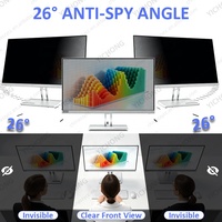 Protection d'écran anti-reflets et anti-espion à 180 degrés pour Lenovo 27 pouces 16:9, protection d'écran anti-lumière bleue et anti-UV