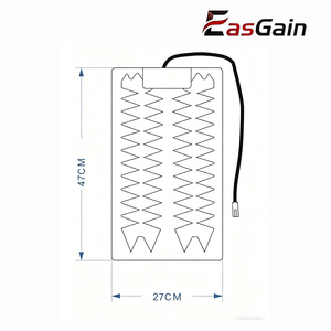 Almohadilla Térmica para Asiento de Coche con Doble Ajuste de Rueda, Sistema de Calefacción y Ventilación Eléctrico Modificado para Vehículos - Product Image 6
