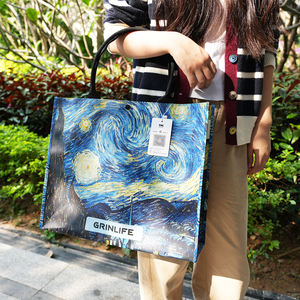 Bolsa de Compras para Mujer Starsky Azul, Gran Capacidad, <span class=keywords><strong>PCR</strong></span> Reciclado, Impermeable, para Playa, Viajes, con Asas - Product Image 3