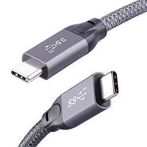USB C ไปยัง USB C การถ่ายโอนข้อมูลความเร็วสูง, วิดีโอ, จอแสดงผล, จอภาพ, สายเชื่อมต่อสถานีสำหรับ Mac-book, แล็ปท็อป, PC, HP, <span class=keywords><strong>mnn</strong></span>, kyy - Product Image 1