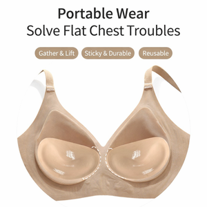 Inserti Adesivi Ovali Senza Cuciture per Reggiseno, Effetto Push-Up, Morbidi, Ingrandenti, Sexy, Invisibili, Senza Tracce, per Donna - Product Image 1