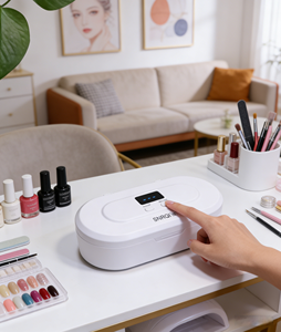 SNRQI Usine En Gros <span class=keywords><strong>UV</strong></span> Désinfecté Boîte Stérilisation Sans Fil Rechargeable <span class=keywords><strong>UV</strong></span> Lumière <span class=keywords><strong>Ongles</strong></span> Désinfectant Boîte avec LED <span class=keywords><strong>Lampe</strong></span> Perles - Product Image 3