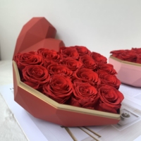 Lovebay Valentijnsdag Geconserveerde Rozen Groothandel Gestabiliseerde Bloemen Eeuwig Eeuwig Rozen Eeuwige Rozen In Hart Doos