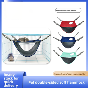 Nouvelle Cage Suspendue Double Couche en Velours Écologique et Daim pour Hamsters et Cochons d'Inde – Petits Accessoires pour Animaux de Compagnie - Product Image 2
