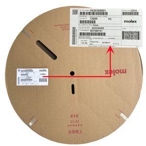 מקורי זול מסוף <span class=keywords><strong>molex</strong></span> מחבר 430300001 430310001tin ברונזה פוספור 20-24 אווג סליל crimp נקבה - Product Image 1