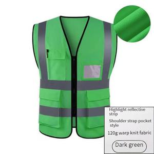Custom Logo Bewaker Kleding Beschermende Werknemer Veiligheidsvest Zwart Lichtblauw Roze Reflecterende Vesten Voor Mannen Vrouwen - Product Image 3