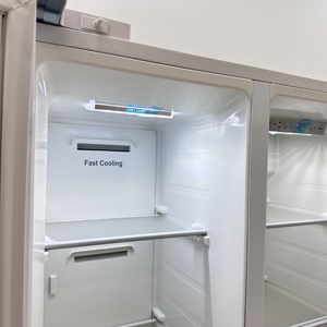 Réfrigérateur à double porte grande capacité pour usage domestique, combinant congélateur et réfrigérateur, pour la maison - Product Image 4