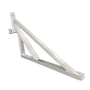 Solid Stainless Steel Metal Construction 3mm Heavy Duty Design Wall Corner Tripod Shelf Bracket Angle Braces Holder Stand