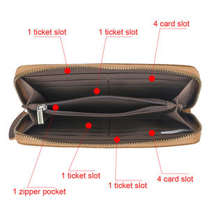 กระเป๋าสตางค์ยาว AndoBag Retro RFID สำหรับผู้ชาย หนังแท้ ซิปใส่เหรียญ กระเป๋าใส่บัตรหลายช่อง รุ่น 1815 - Product Image 6