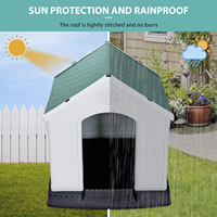 Pawise Plusieurs Taille Grande Taille Xl Enclos Extérieur Chien Maison À L'extérieur Résistant Aux Intempéries Chien Chenil Pour Chiens Chats Petits Animaux