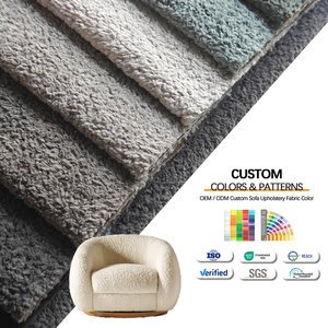 Super 150 100% pettinato in poliestere <span class=keywords><strong>Ecru</strong></span> Beige Boucelette mobili in tessuto eco-friendly traspirante ritardante di fiamma - Product Image 1