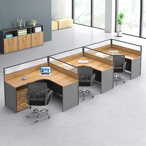 2024 modulare open space suite per ufficio struttura in metallo postazione di lavoro scrivania divisoria adatto per 4 6 8 persone