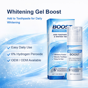 Gel blanchissant pour les dents Luxsmile, sans danger pour l'émail, qualité dentaire, 6 % de <span class=keywords><strong>peroxyde</strong></span> <span class=keywords><strong>d</strong></span>'<span class=keywords><strong>hydrogène</strong></span>, à ajouter à la <span class=keywords><strong>dentifrice</strong></span> - Product Image 2
