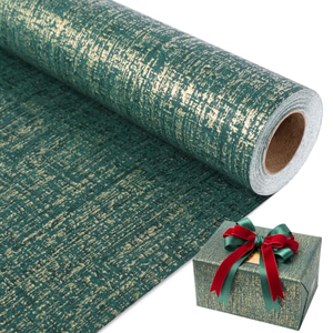 High Quality Wholesale 80g <b>Christmas</b> Kraft <b>Paper</b> 0.43*3m Gift Luxury Custom Birthday Packaging <b>Wrapping</b> <b>Paper</b> <b>Roll</b> - Product Image 1