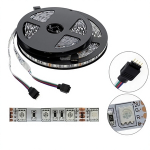 ไฟแถบ LED SMD5050 RGB ความสว่างสูง DC12V IP20 ยาว 5 เมตร แบบม้วนเดียว สำหรับป้ายโฆษณาในร้านค้าและห้างสรรพสินค้า - Product Image 2