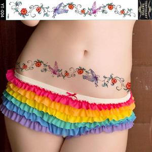 Nuevas Pegatinas de <span class=keywords><strong>Tatuaje</strong></span> <span class=keywords><strong>para</strong></span> el Ombligo, 4 Piezas de Tatuajes Temporales, Pegatinas de <span class=keywords><strong>Tatuaje</strong></span> Impermeables <span class=keywords><strong>para</strong></span> Mujeres y Niñas - Product Image 6