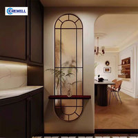 Offre Spéciale : Décoration Intérieure Minimaliste en Acier Inoxydable, Art Dégradé Suspendu, Semi-transparent et Givré, Étanche