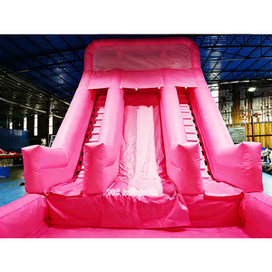 Château gonflable commercial <span class=keywords><strong>avec</strong></span> grande <span class=keywords><strong>toboggan</strong></span> rose <span class=keywords><strong>et</strong></span> <span class=keywords><strong>piscine</strong></span>, château sauteur pour enfants, équipement de location pour fêtes - Product Image 6