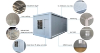 Maison modulaire prédécoupée, structure en acier, facile à assembler, bas prix, conteneur à domicile
