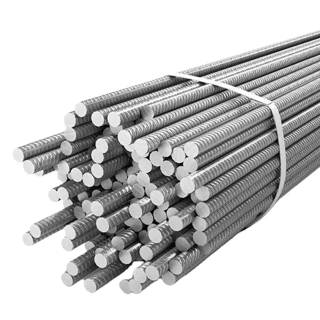 Barres d'armature en acier laminé à chaud prix de tige de fer de 12mm mètre barres d'armature en acier de ferraille en gros