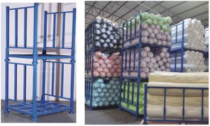 Customized Storage Steel Roll Container Foldable Metal Wire <strong>Cage</strong> <strong>Collapsible</strong> Bulk Shelving <strong>Stackable</strong> Box - Product Image 4