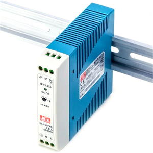 MDR-20-12 20W 12V 1.67A แหล่งจ่ายไฟแบบราง DIN อุตสาหกรรม AC-DC สำหรับอุปกรณ์อัตโนมัติ - Product Image 3