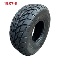 Pneu tout-terrain radial sans chambre à air YUEBO 19x7-8 pour quad et voiture, garantie 1 an, fabriqué dans le Zhejiang