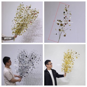 Ideas Branch Plastic Background Champagne Gold Sequined Tree Branch for Valentines Home Decor Wedding Event Decoration - Product Image 3