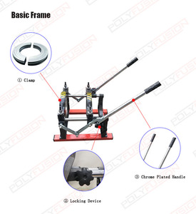 จีนผลิตเครื่องเชื่อมท่อพลาสติกแบบเทอร์โมฟิวชั่น HDPE แบบแมนนวล - Product Image 3