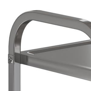 รถเข็นบริการจัดเก็บของแบบหมุนได้ 360 องศา ° ล้อหมุนได้สำหรับรถเข็นอาหารแบบใช้ในครัว โรงแรม ร้านอาหาร บ้าน และเชิงพาณิชย์ รับน้ำหนักได้มาก - Product Image 3