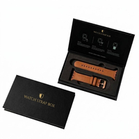 Boîte d'emballage personnalisée pour bracelet de montre en papier, boîte de luxe pour bracelet de montre