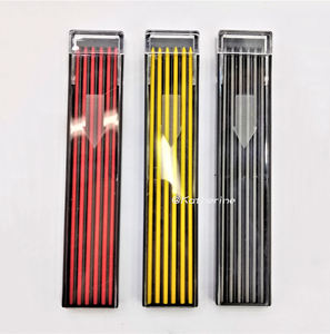 12 pcs 2.0毫米铅标记深孔建筑师图纸施工划线工具机械实心木匠铅笔笔芯 - Product Image 1