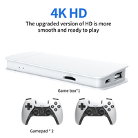 Pengontrol Game nirkabel Retro HD, kartu TF 64G untuk HD-MI lebih dari 20K + Game untuk stik permainan pemain 2