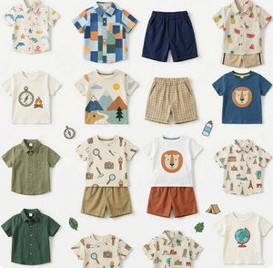 เสื้อผ้าเด็กสไตล์สดใสสำหรับฤดูร้อน คละแบบสุ่ม จัดส่งแบบคละแบบสุ่ม ตัวเลือกแรกสำหรับการจัดสต็อกในร้านค้า - Product Image 5