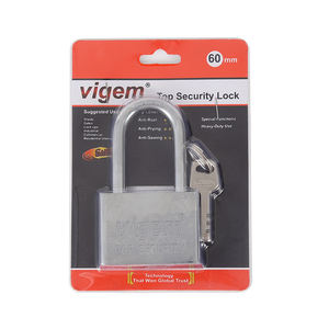 Candado de hierro cuadrado antirrobo de paleta de galvanoplastia resistente de alta seguridad para puertas antioxidante - Product Image 3