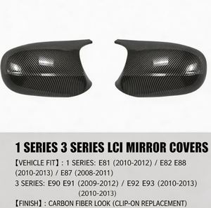 Kit de Spoiler Avant pour BMW Série 1 Série 3 E81 E82 E87 E90 E91 E92 E93 2005-2012 Pare-chocs Avant Miroir Klaxon - Product Image 2
